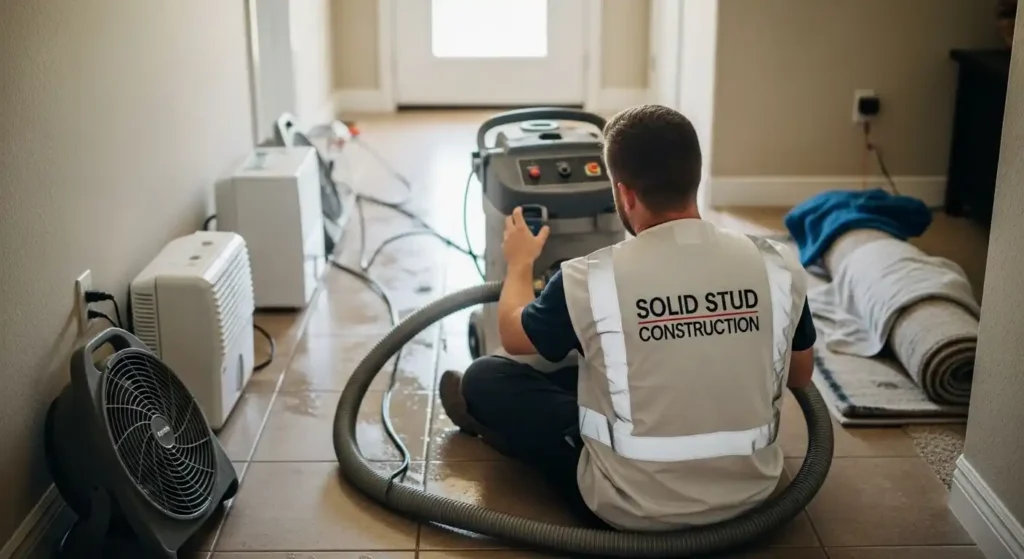 water damage restoration dallas team